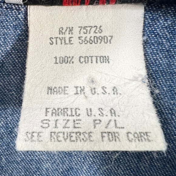 Vintage 90s Teddi Embroidered Denim Jacket PL Cottagecore Boho Blue USA Bomber - Picture 6 of 11